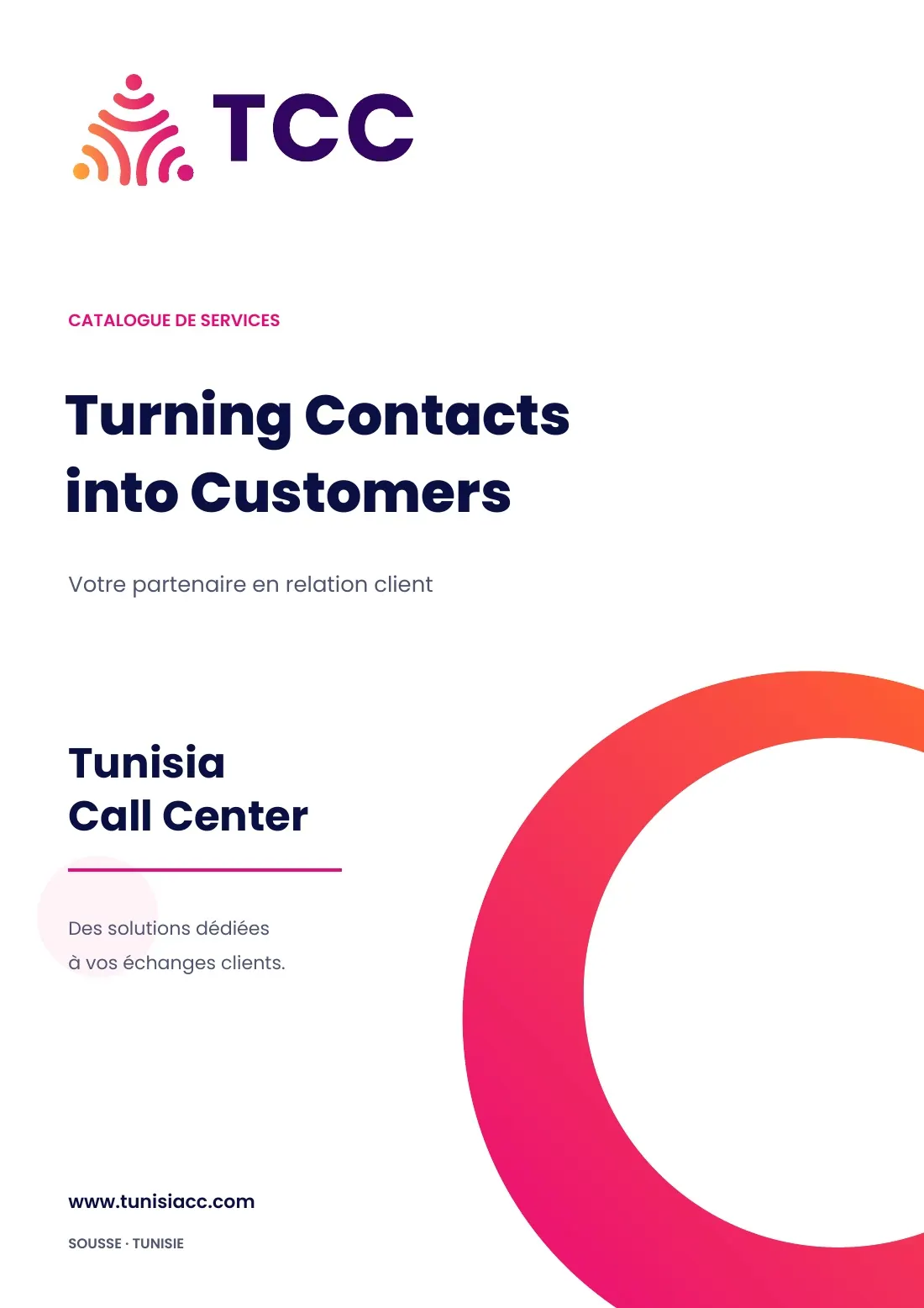 Tunisia Call Center catalogue — page 1