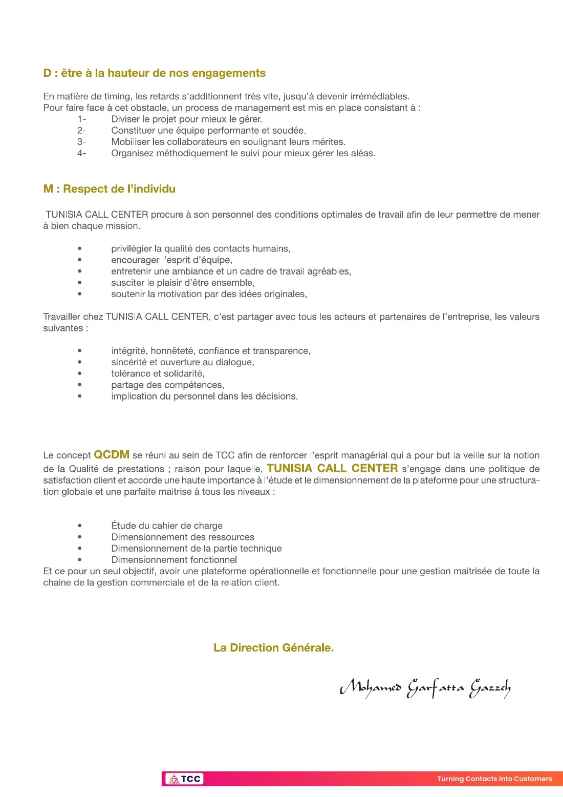 Tunisia Call Center catalogue — page 4