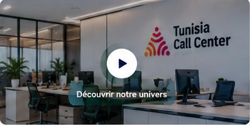 Visuel illustratif d’un plateau de centre d’appels